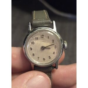 Vintage Timex Small Case Mechanical Watch 1950s Parts Repair Not Running